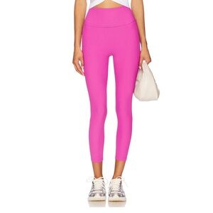 Beyond Yoga Impulse Ribbed High Waisted Midi Legging in Sunset Violet